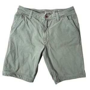 Fat Face Mens Chino Shorts Ocean Green Cotton W34 L10.5 Gorpcore Outdoor Travel